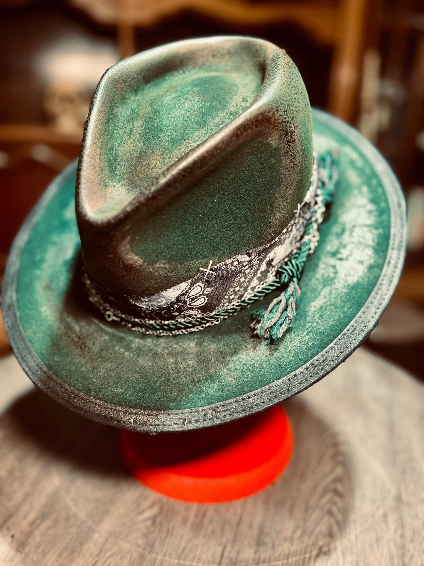 EXPLORER GREEN FEDORA - JonHats