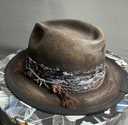 EXPLORER BROWN FEDORA - JonHats